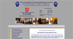 Desktop Screenshot of nervenarztpraxis-erfurt.de